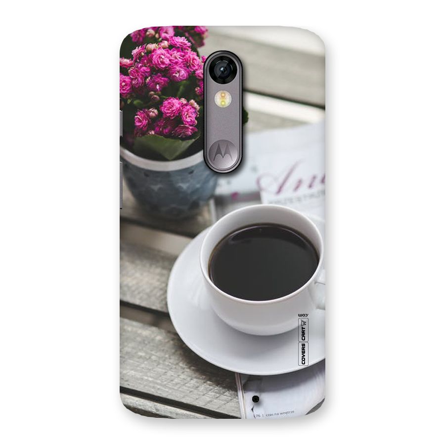 Flower And Blend Back Case for Moto X Force