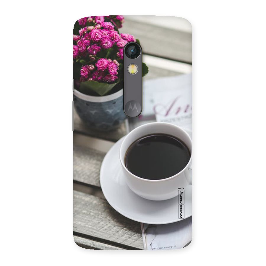 Flower And Blend Back Case for Moto X Play