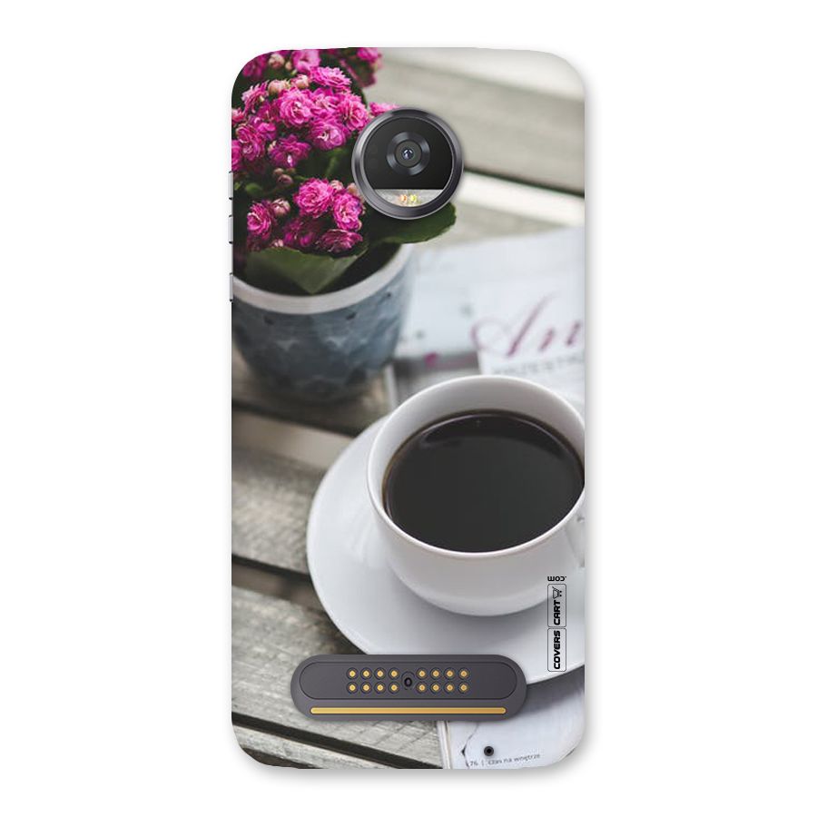 Flower And Blend Back Case for Moto Z2 Play