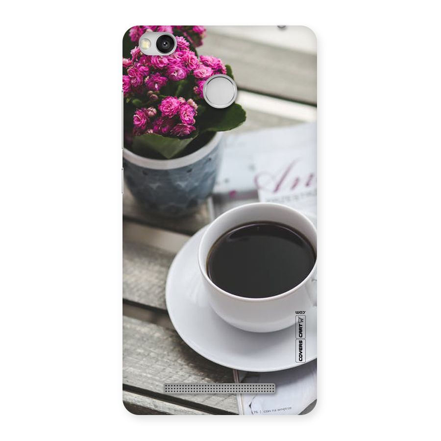 Flower And Blend Back Case for Redmi 3S Prime