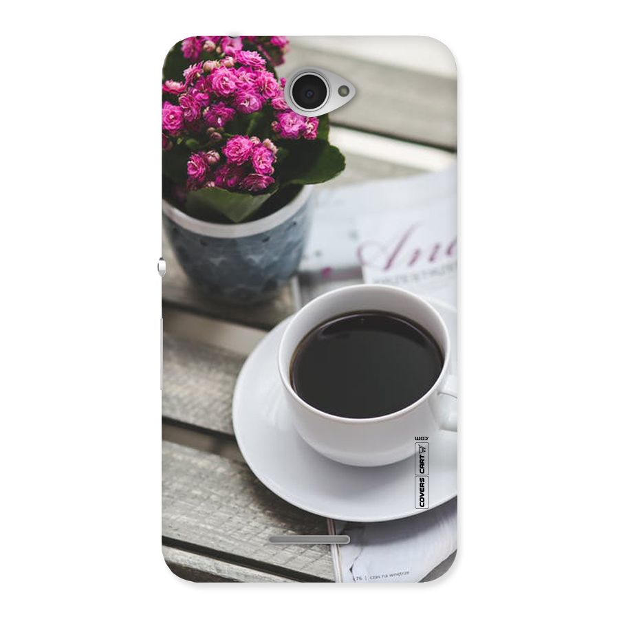 Flower And Blend Back Case for Sony Xperia E4