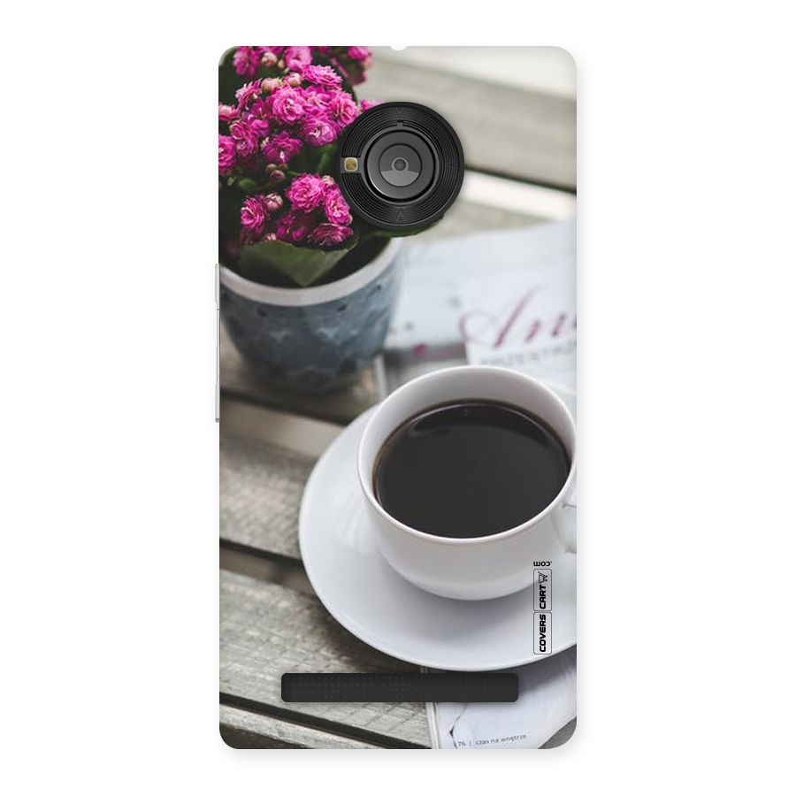 Flower And Blend Back Case for Yu Yuphoria