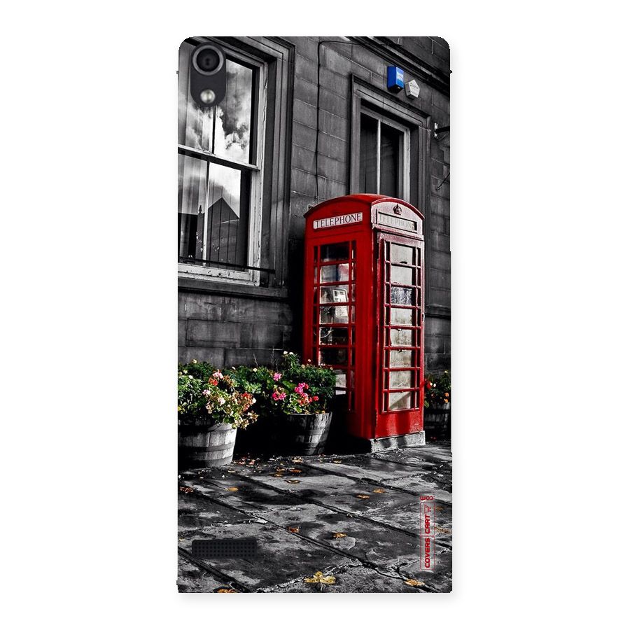 Flower And Booth Back Case for Ascend P6