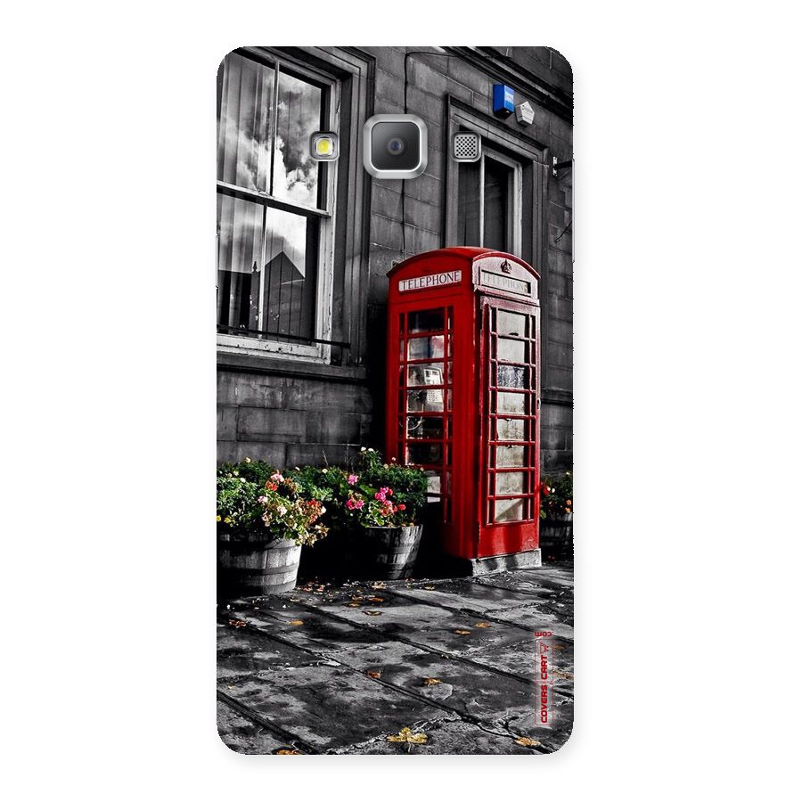 Flower And Booth Back Case for Galaxy A7