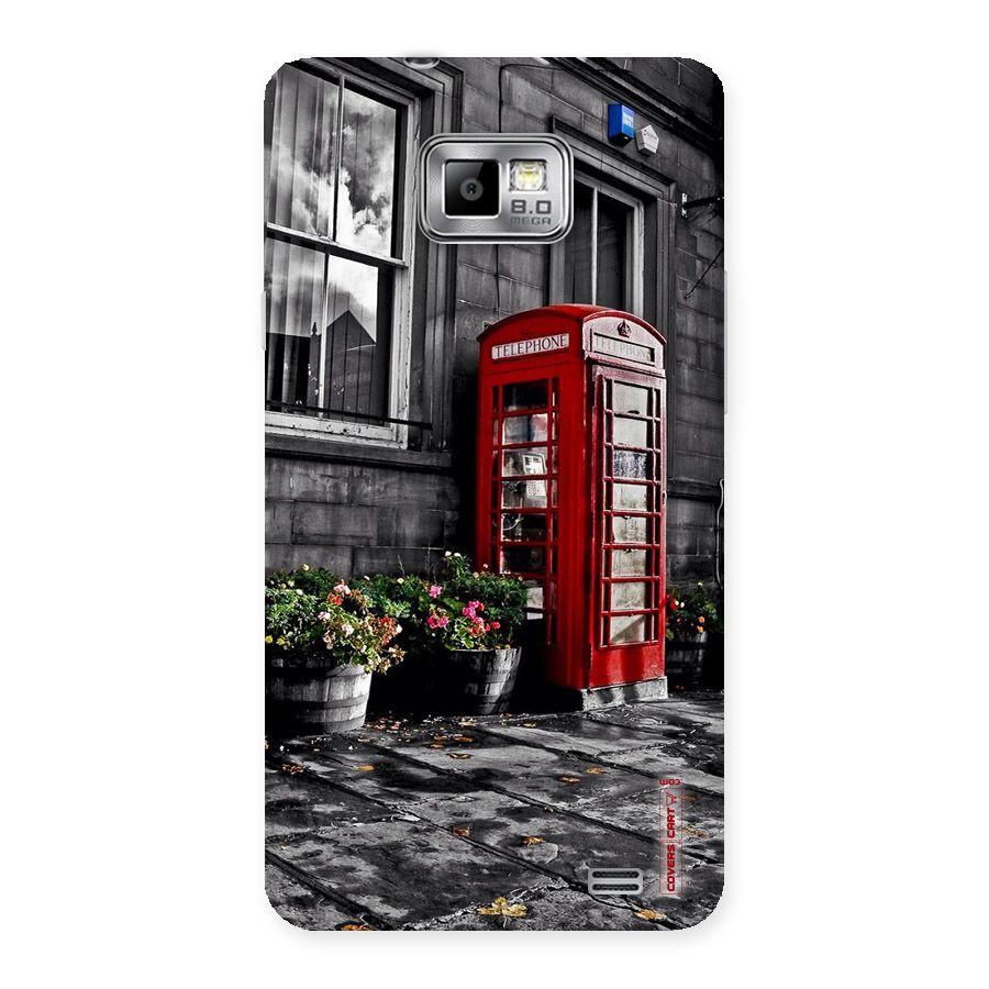Flower And Booth Back Case for Galaxy S2