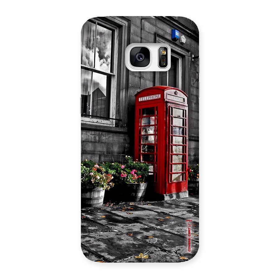 Flower And Booth Back Case for Galaxy S7 Edge