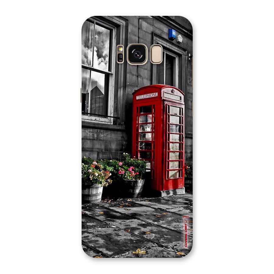 Flower And Booth Back Case for Galaxy S8 Plus