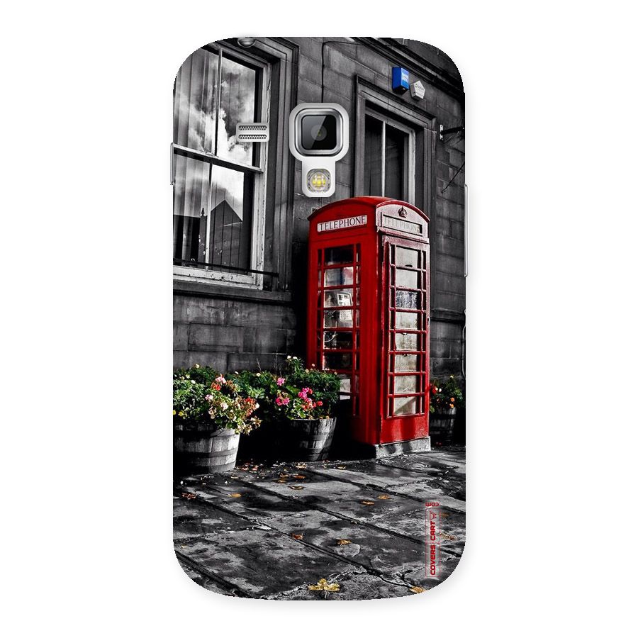 Flower And Booth Back Case for Galaxy S Duos