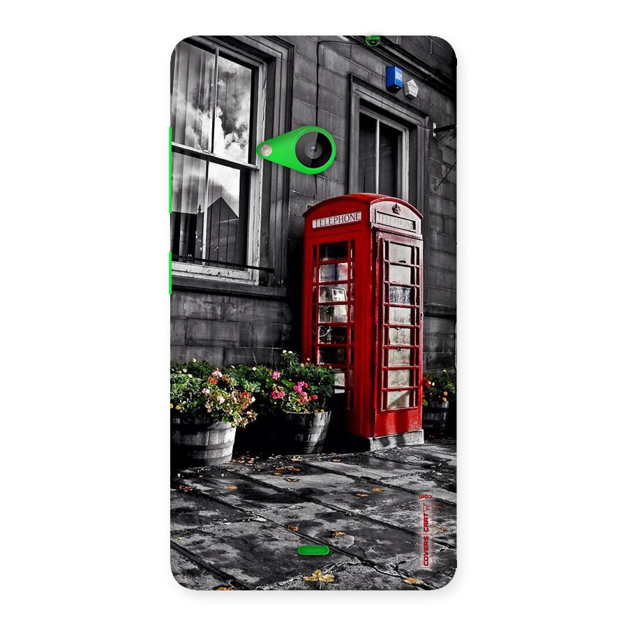 Flower And Booth Back Case for Lumia 535