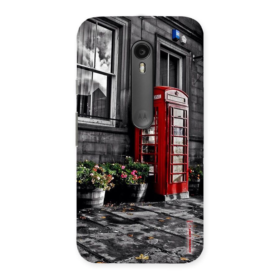 Flower And Booth Back Case for Moto G Turbo