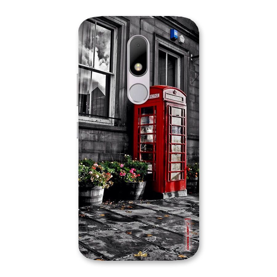 Flower And Booth Back Case for Moto M