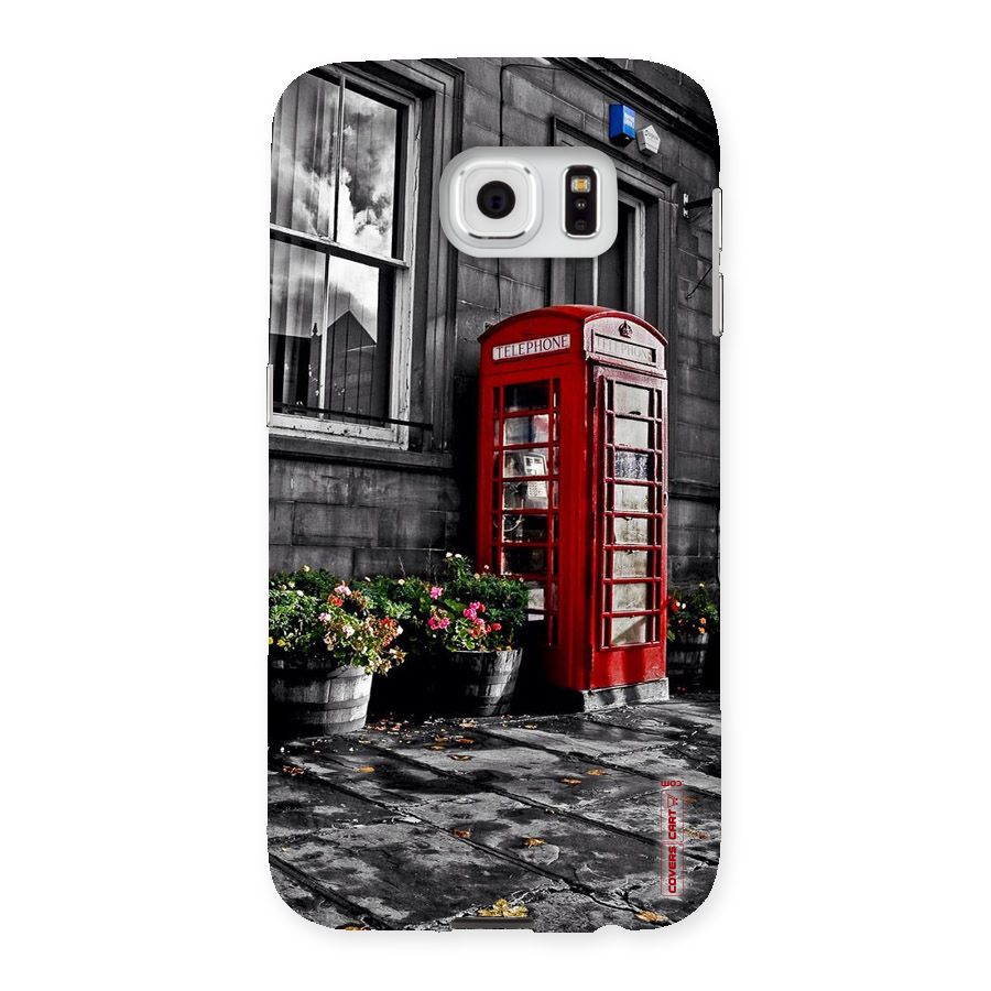 Flower And Booth Back Case for Samsung Galaxy S6