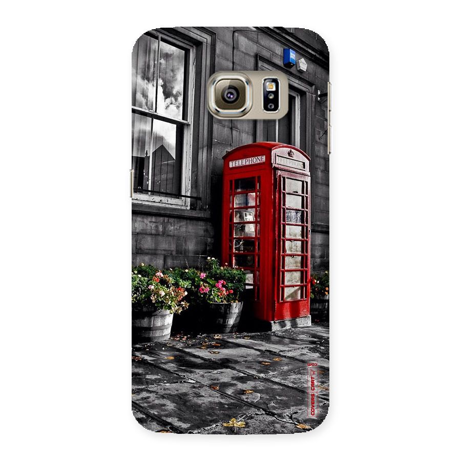 Flower And Booth Back Case for Samsung Galaxy S6 Edge