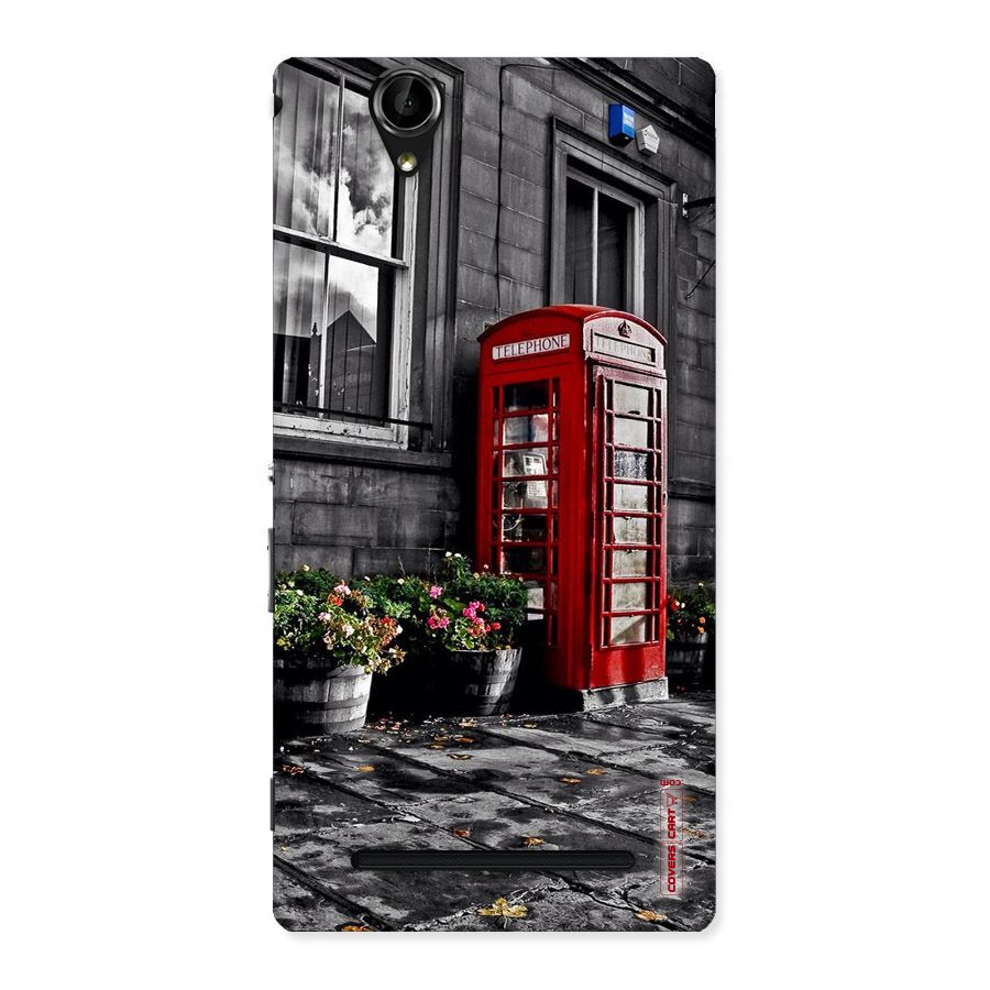 Flower And Booth Back Case for Sony Xperia T2