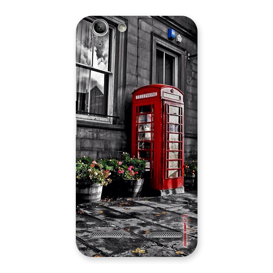 Flower And Booth Back Case for Vibe K5 Plus