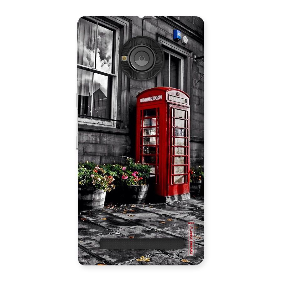 Flower And Booth Back Case for Yu Yunique