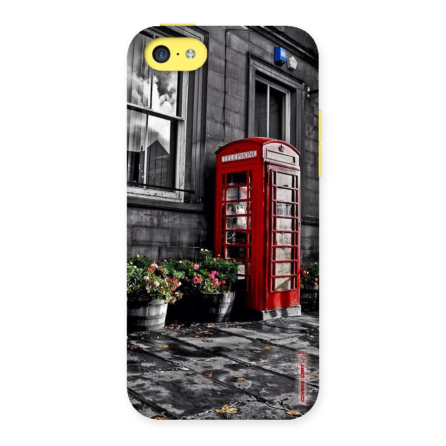 Flower And Booth Back Case for iPhone 5C