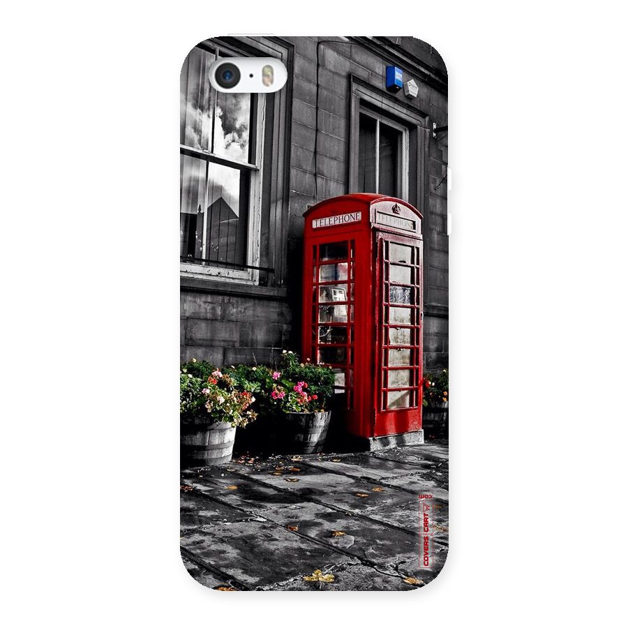 Flower And Booth Back Case for iPhone SE