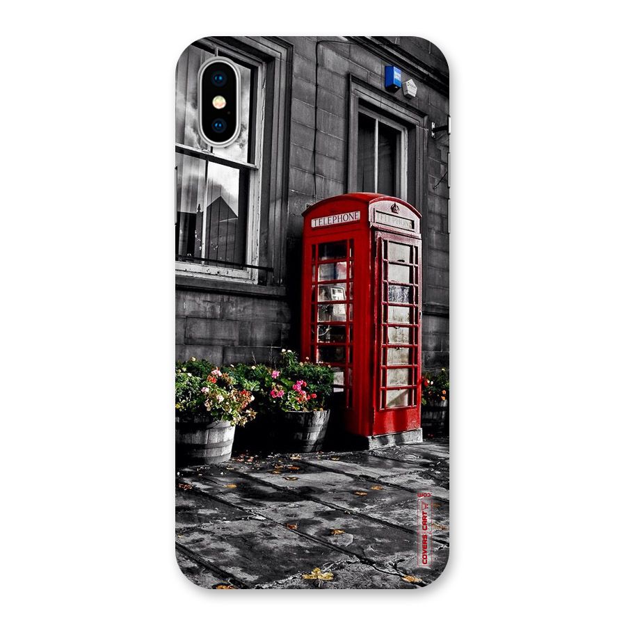 Flower And Booth Back Case for iPhone X