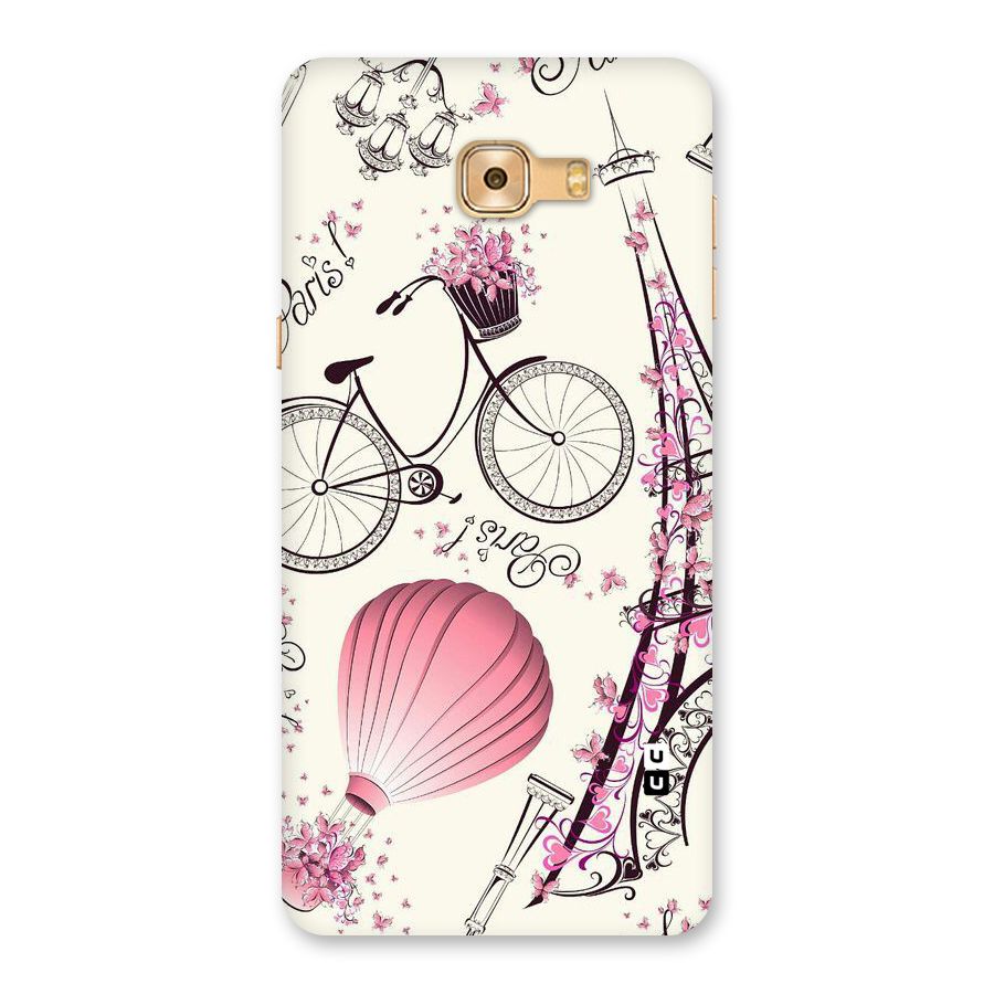 Flower Clipart Back Case for Galaxy C9 Pro