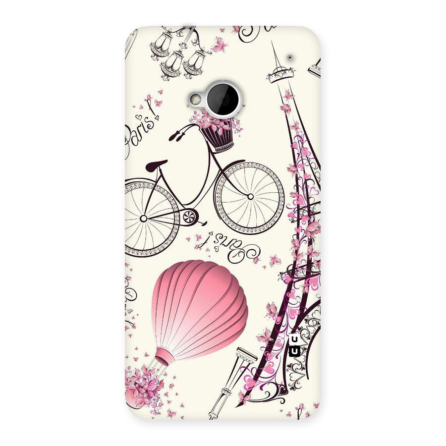 Flower Clipart Back Case for HTC One M7