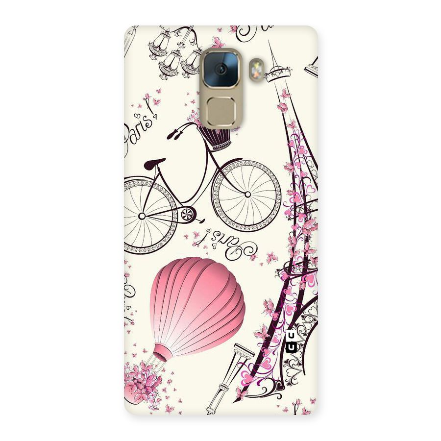 Flower Clipart Back Case for Huawei Honor 7
