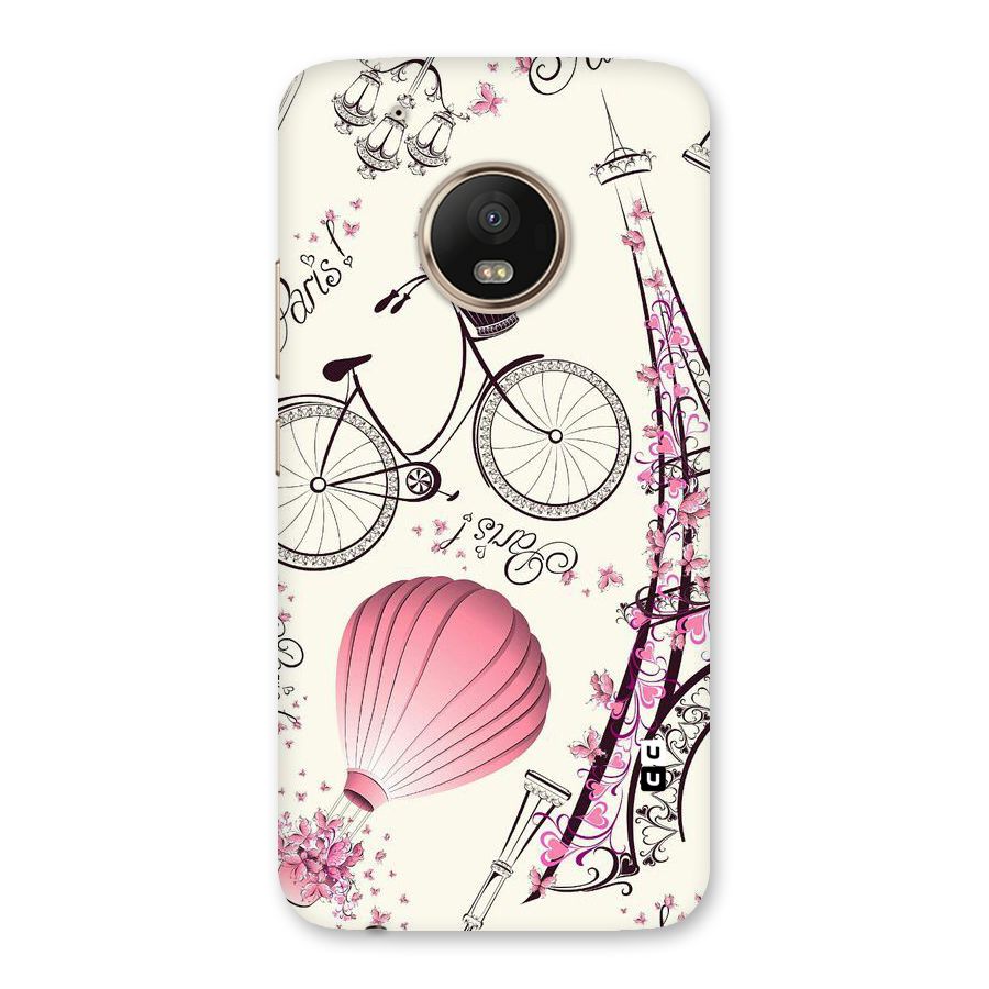 Flower Clipart Back Case for Moto G5 Plus