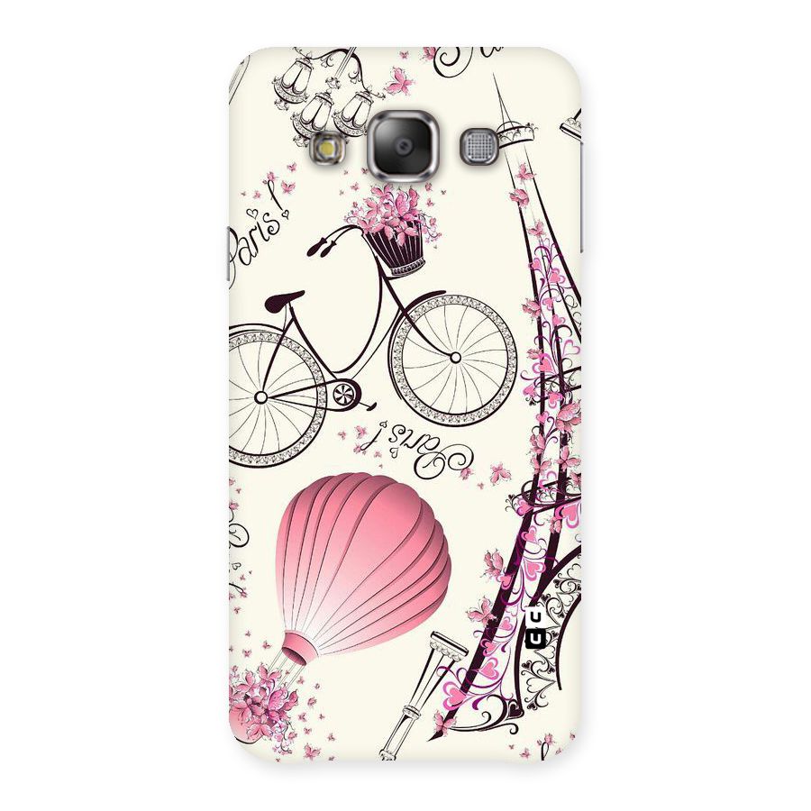 Flower Clipart Design Back Case for Galaxy E7