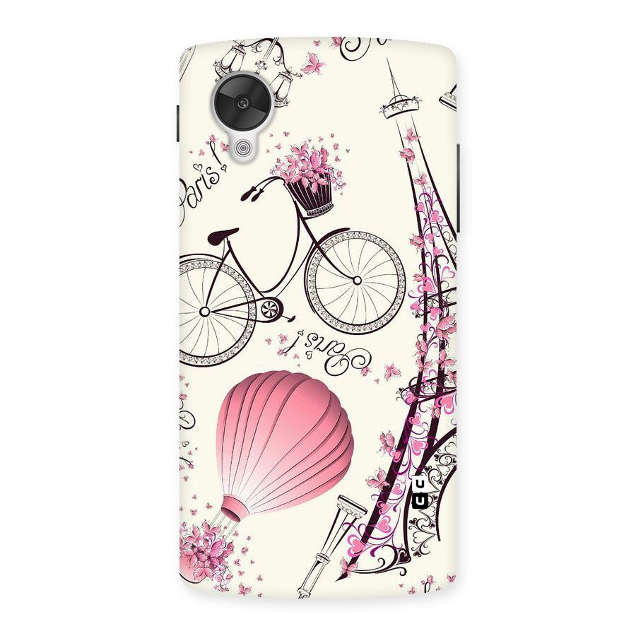 Flower Clipart Design Back Case for Google Nexsus 5