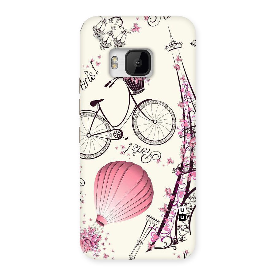 Flower Clipart Design Back Case for HTC One M9
