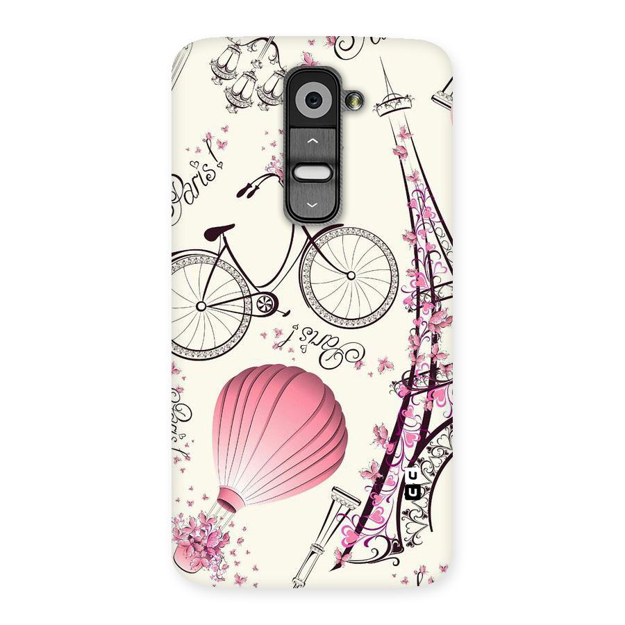Flower Clipart Design Back Case for LG G2
