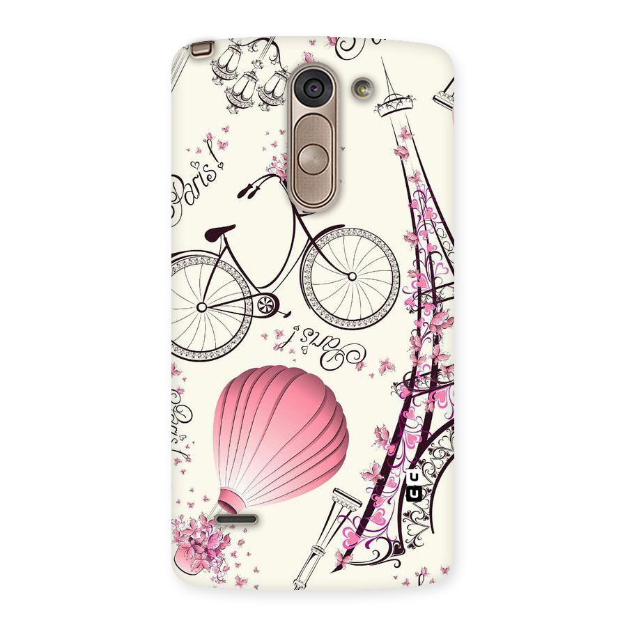 Flower Clipart Design Back Case for LG G3 Stylus