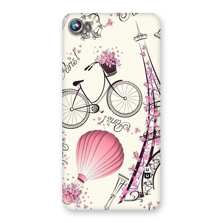 Flower Clipart Design Back Case for Micromax Canvas Fire 4 A107