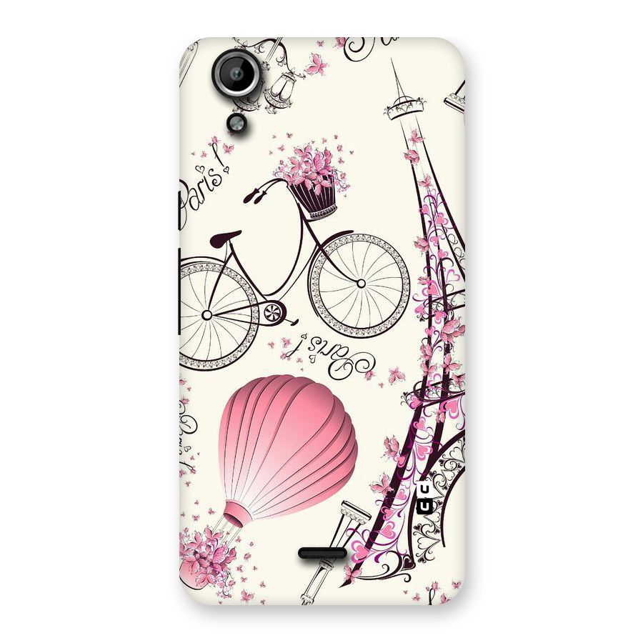 Flower Clipart Design Back Case for Micromax Canvas Selfie Lens Q345