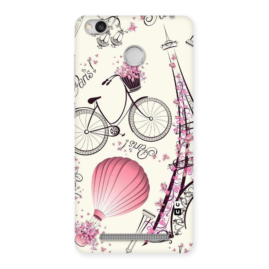 Flower Clipart Design Back Case for Redmi 3S Prime