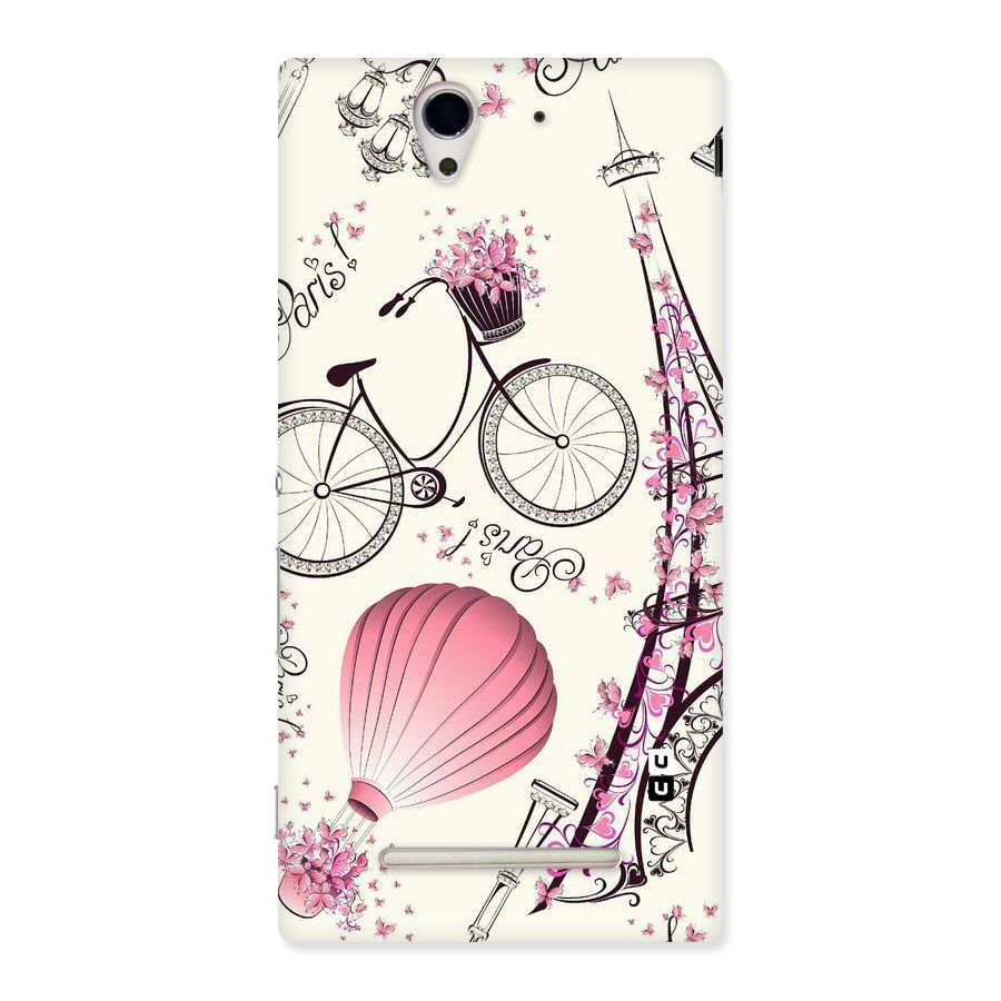Flower Clipart Design Back Case for Sony Xperia C3