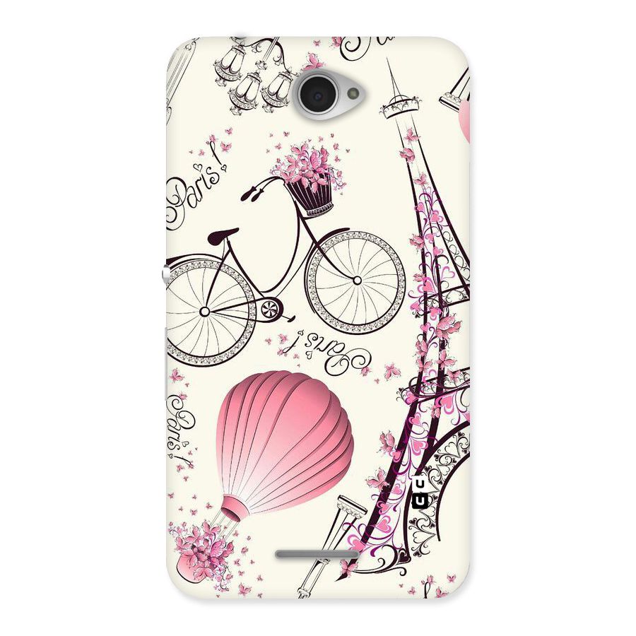 Flower Clipart Design Back Case for Sony Xperia E4