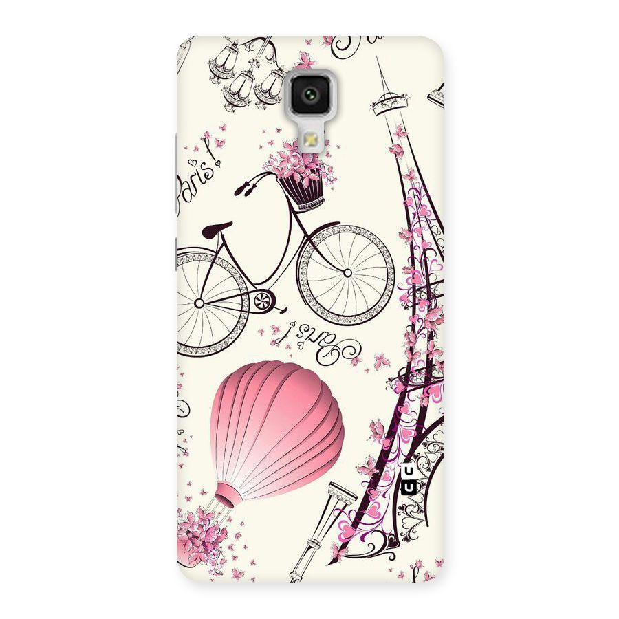 Flower Clipart Design Back Case for Xiaomi Mi 4