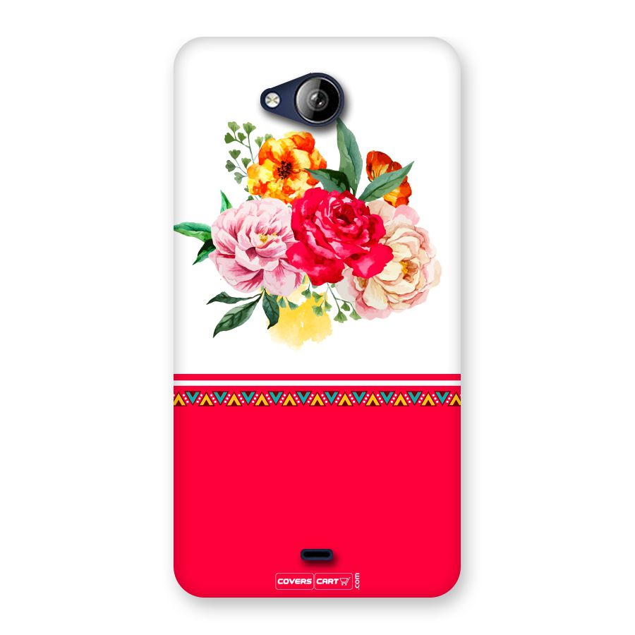 Flower Fusion Back Case for Canvas Play Q355