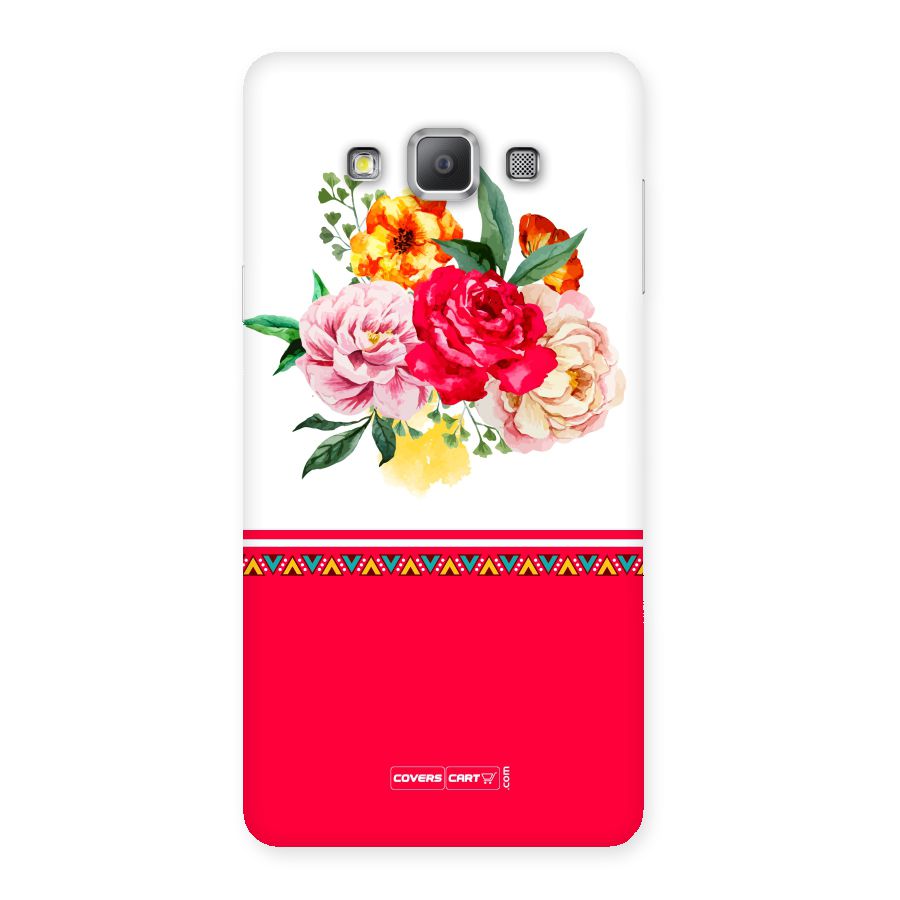 Flower Fusion Back Case for Galaxy A7