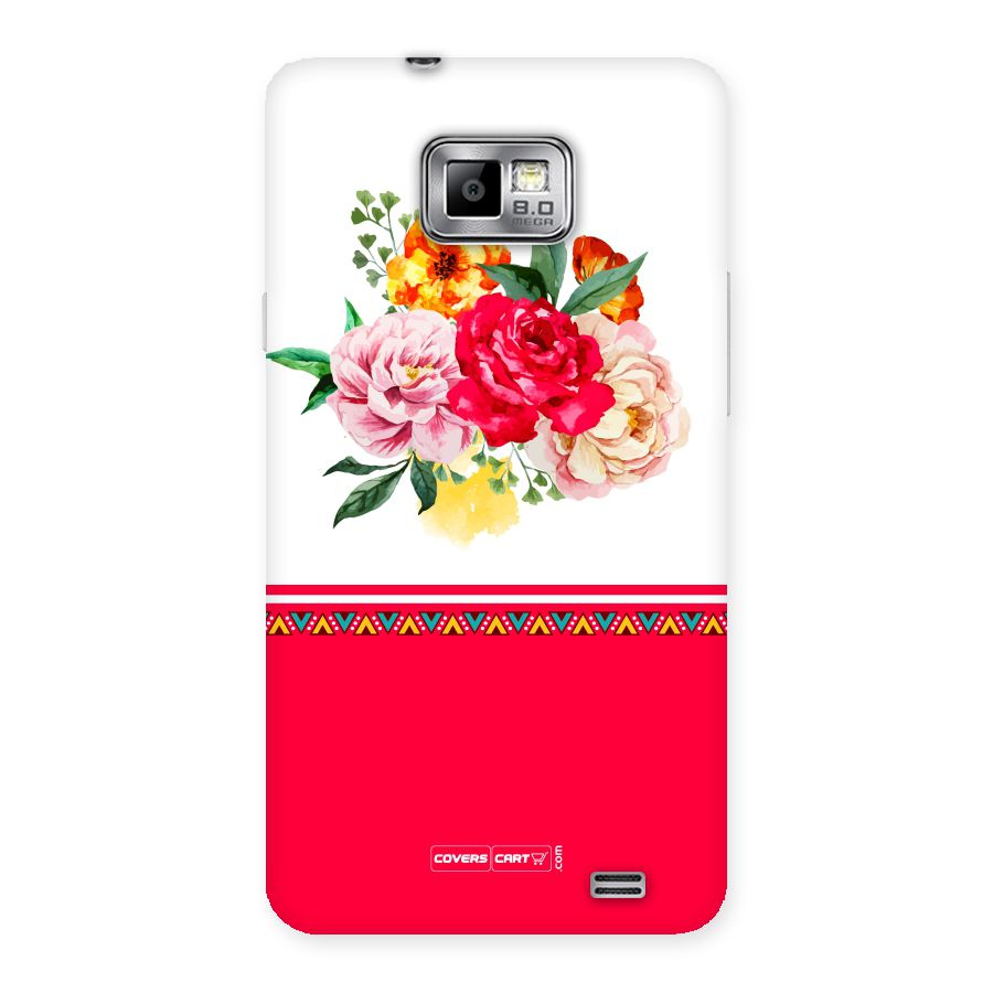 Flower Fusion Back Case for Galaxy S2