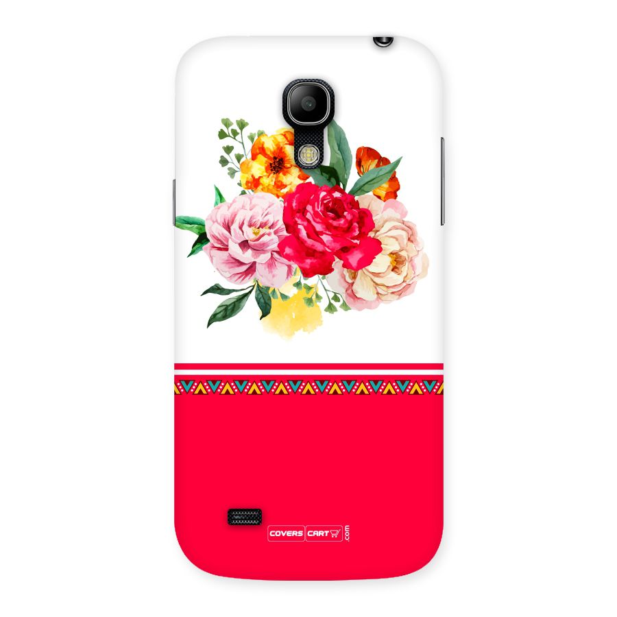 Flower Fusion Back Case for Galaxy S4 Mini