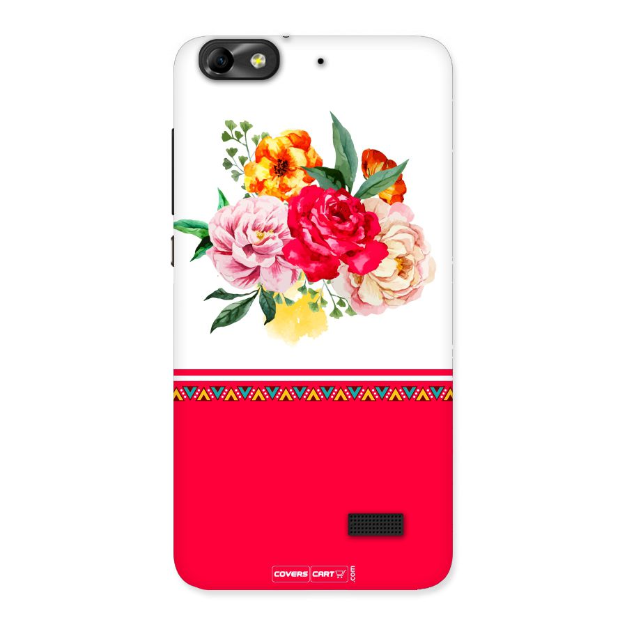 Flower Fusion Back Case for Honor 4C