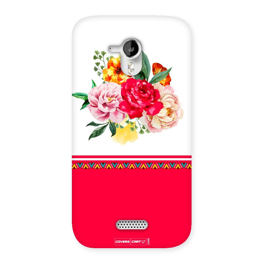 Flower Fusion Back Case for Micromax Canvas HD A116