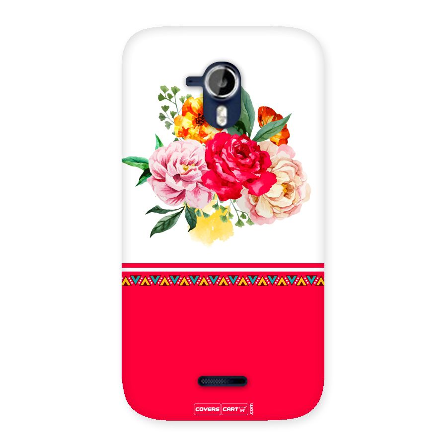 Flower Fusion Back Case for Micromax Canvas Magnus A117
