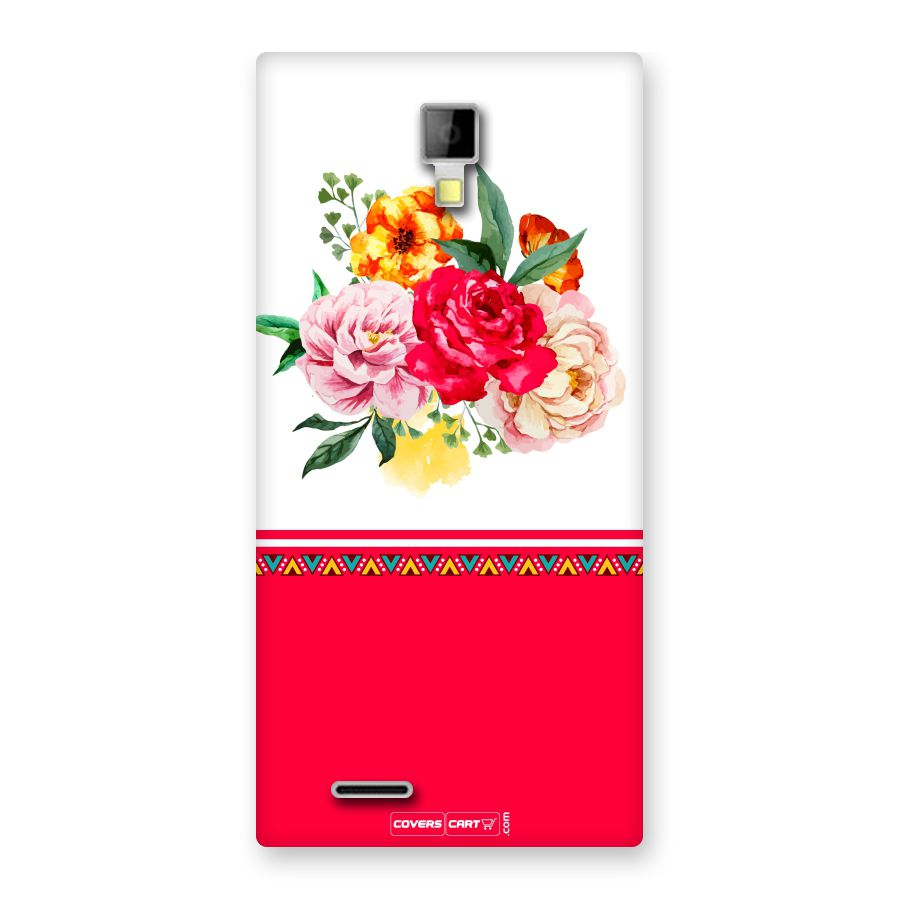 Flower Fusion Back Case for Micromax Canvas Xpress A99