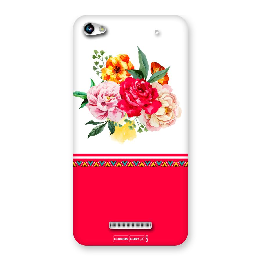 Flower Fusion Back Case for Micromax Hue 2