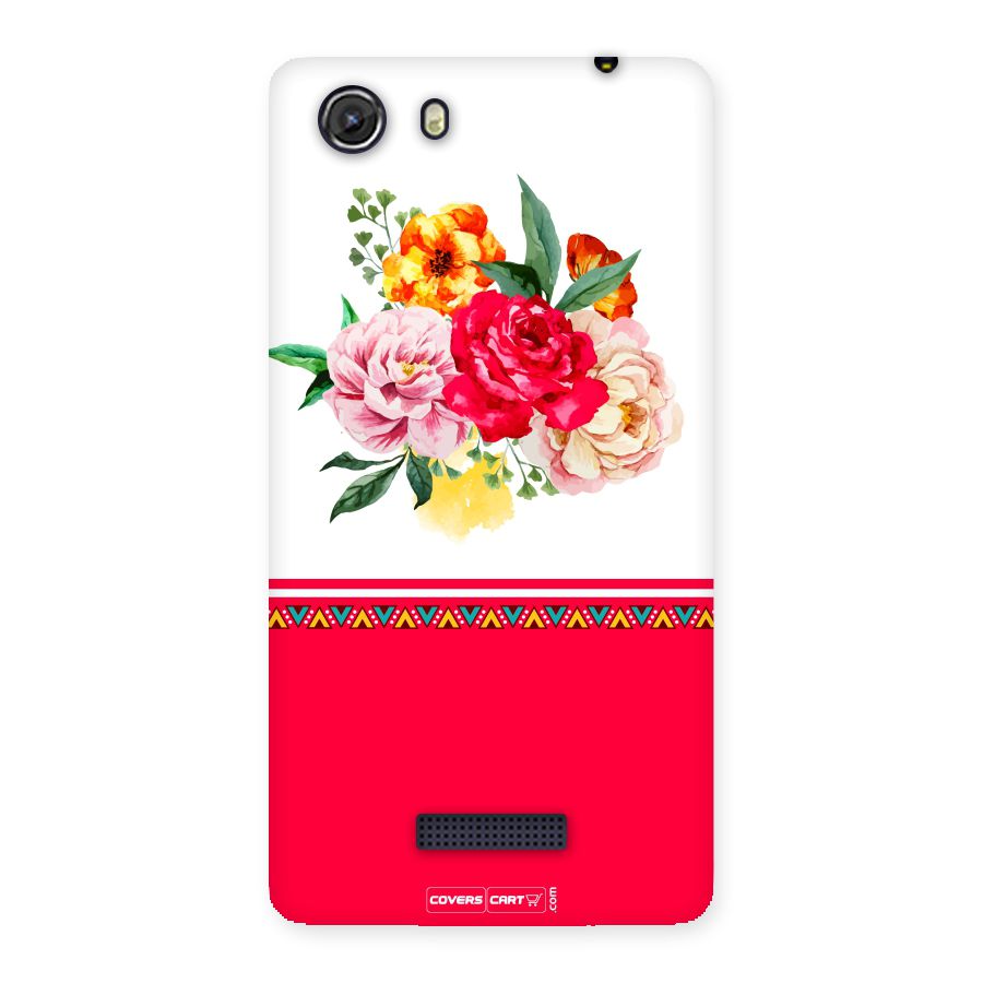 Flower Fusion Back Case for Micromax Unite 3