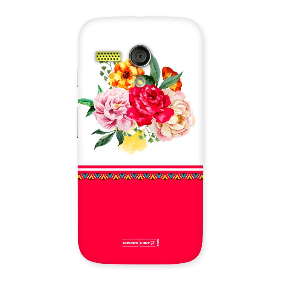 Flower Fusion Back Case for Moto G
