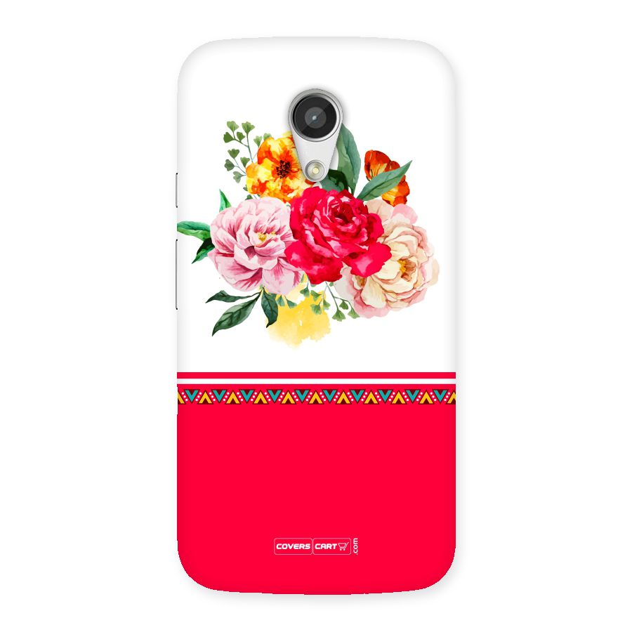 Flower Fusion Back Case for Moto G 2nd Gen